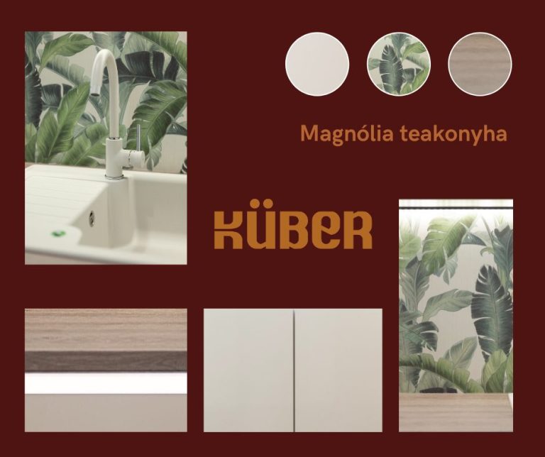Magnólia teakonyha – Moodboard