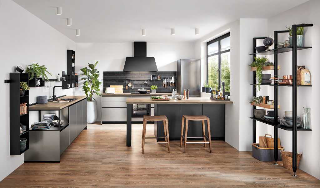 Inox bútorfront – rozsdamentes acél hatás, professzionális karakter, Lacquered laminate brushed steel reproduction
