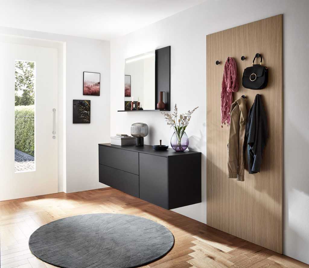 Touch bútorfront – szupermatt felület, visszafogott elegancia, Lacquered laminate black supermatt