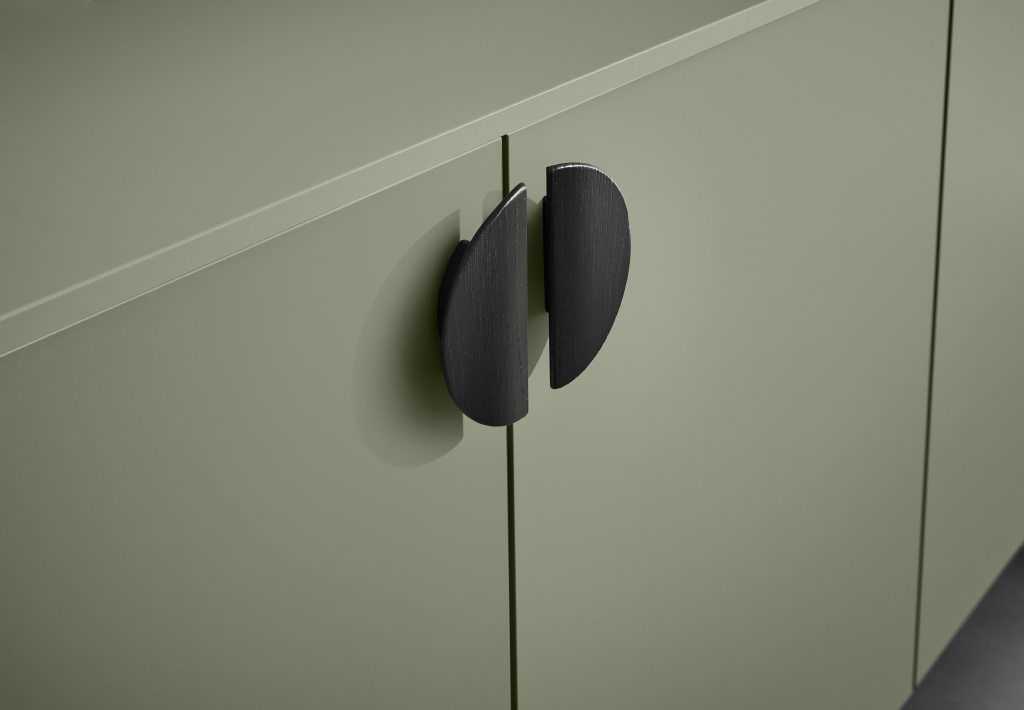 Senso bútorfront – prémium matt felület, bársonyos hatás, Lacquer premium honed olive