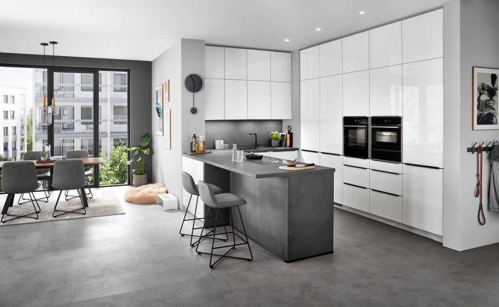 Novalux bútorfront – magasfényű lakkfelület, prémium elegancia, Lacquered alpine white high glo