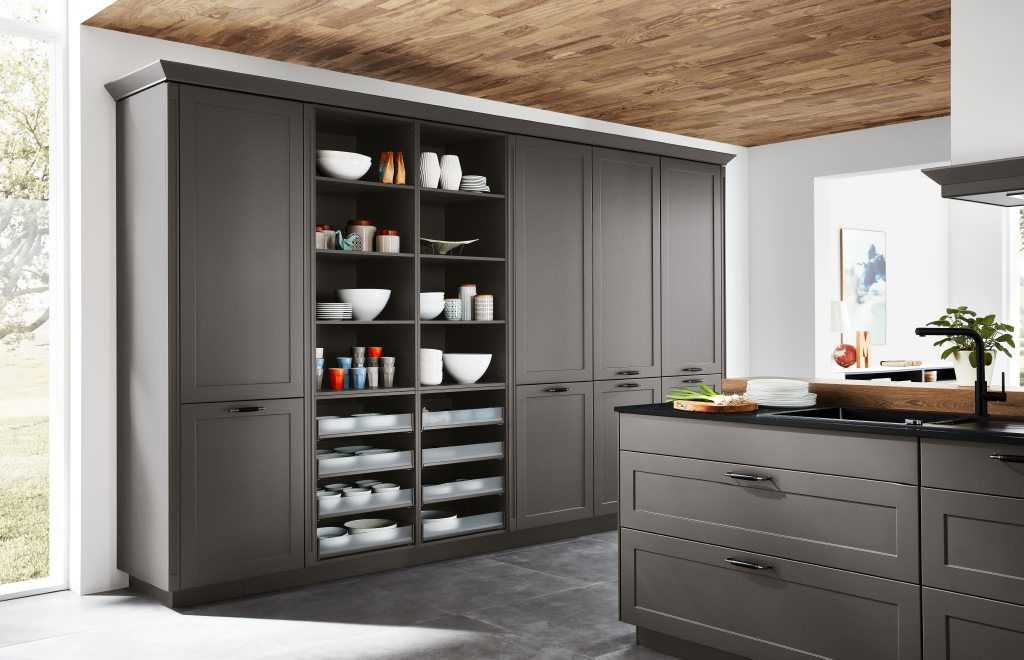 Nordic bútorfront – skandináv stílus, természetes atmoszféra, Lacquered slate grey matt