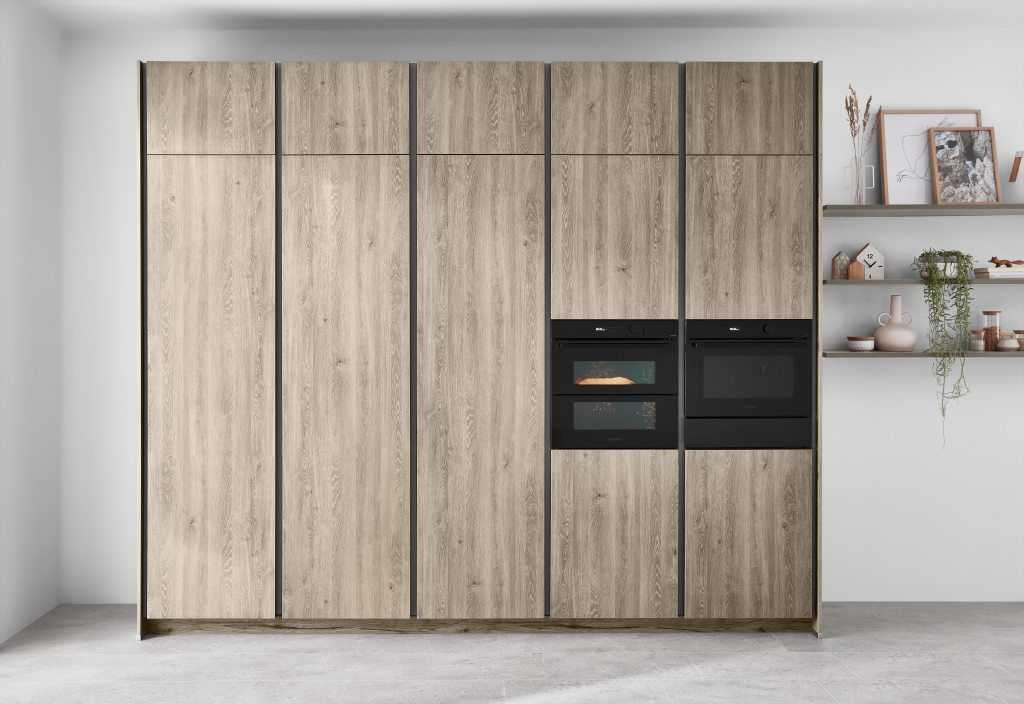 Riva bútorfront – fa- és betonhatású felület, természetes karakter, Oak Bergamo reproduction